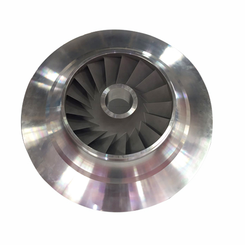 Fluid machinery components multistage compressor aluminum impeller by plaster mold lower pressure casting