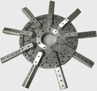 Aluminum die casting fan impeller used for truck fan ventilation system